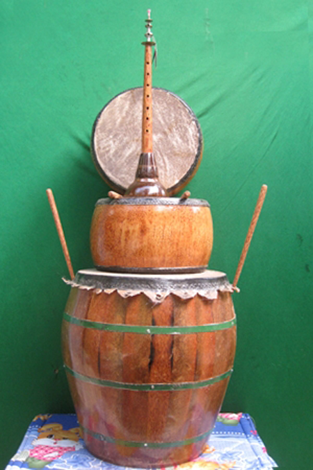 Musical instruments made from coconut